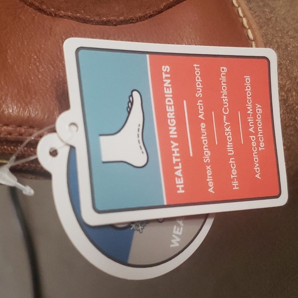 Aetrex 10.5/11 42 Waterproof Orthopedic Arch Support Wedge Leather Booties - Picture 5 of 8